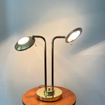 Load image into Gallery viewer, Jan des Bouvrie Vintage Brass Dimmable Table Lamp
