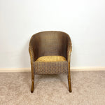 Load image into Gallery viewer, Vintage Lloyd Loom Tube Chair, Bronze Gold

