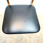 Load image into Gallery viewer, 2 x Mid Century Dining Chairs, A Pair  Vintage Retro Black Easy Chairs 1970s
