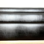 Load image into Gallery viewer, Vintage Black Faux Leather Double Headboard
