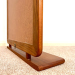 Load image into Gallery viewer, 2 x Mid Century Danish Large Teak Mirror, Vintage Tall Dressing  Mirror MCM 95 cm
