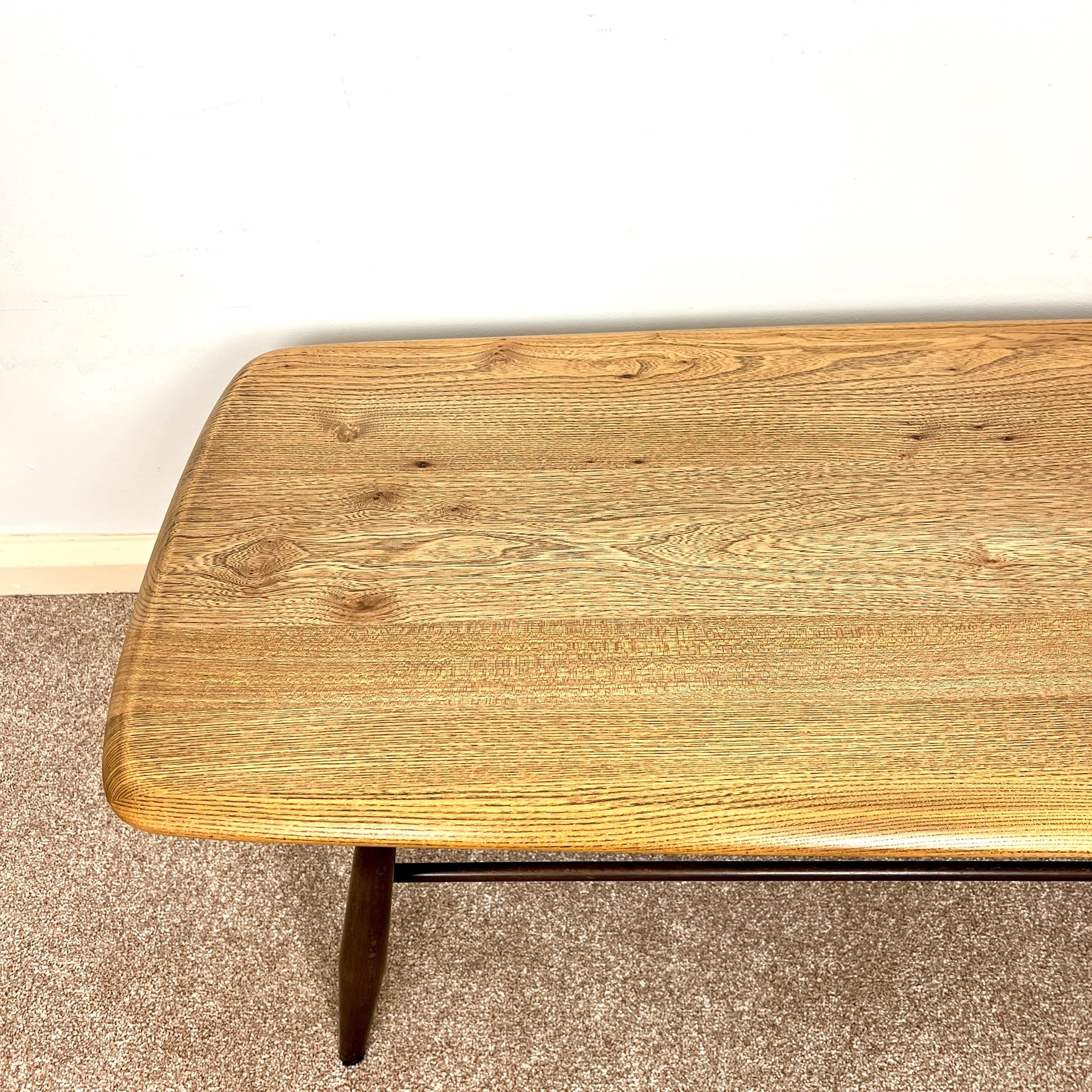 Ercol Vintage Coffee Table with Storage Rack