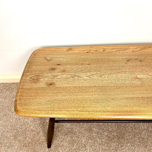 Ercol Vintage Coffee Table with Storage Rack