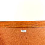 Load image into Gallery viewer, 2 x Mid Century Danish Large Teak Mirror, Vintage Tall Dressing  Mirror MCM 95 cm
