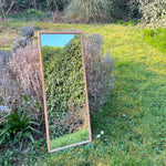 Load image into Gallery viewer, Mid Century Boho Faux Bamboo Wall Mirror
