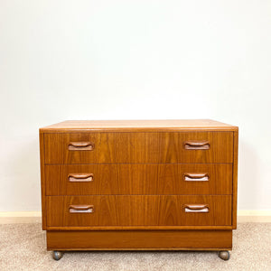 G Plan Oak Chest of Drawers, Mid Century 1960s