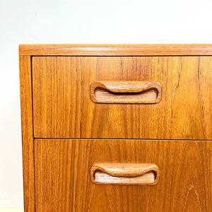 G Plan Oak Chest of Drawers, Mid Century 1960s