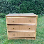 Load image into Gallery viewer, Vintage Bamboo Rattan Wicker Chest of Drawers, Dresser,  Bohemian Retro
