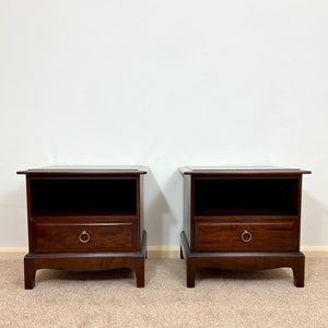 Pair of Mid-Century Bedside Drawers by Stag, Vintage Bedside tables