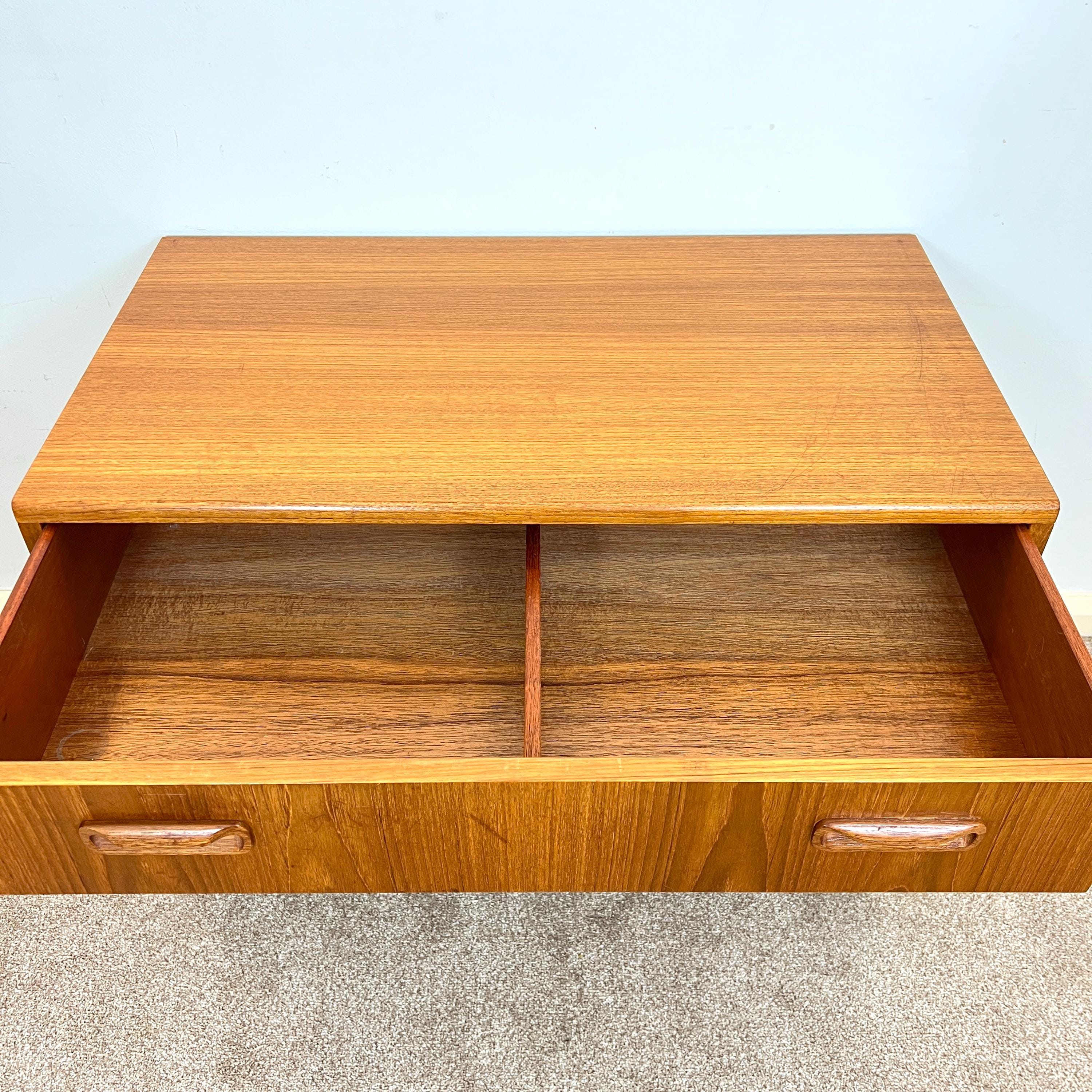 G Plan Oak Chest of Drawers, Mid Century 1960s
