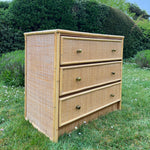 Load image into Gallery viewer, Vintage Bamboo Rattan Wicker Chest of Drawers, Dresser,  Bohemian Retro
