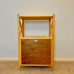 Load image into Gallery viewer, Angraves Bamboo Rattan Shelving Unit, Vintage Boho Bookshelf Cupboard

