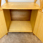 Load image into Gallery viewer, Angraves Bamboo Rattan Shelving Unit, Vintage Boho Bookshelf Cupboard
