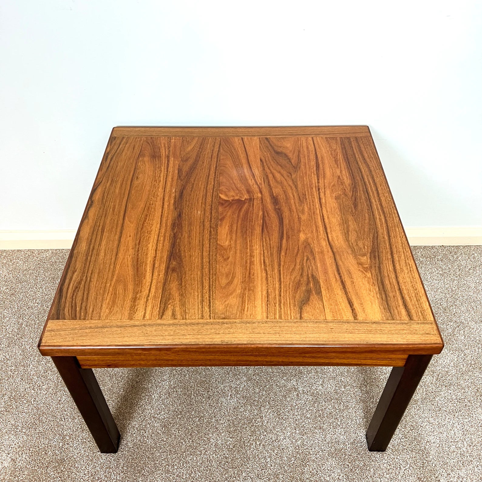 Vintage Danish Square Coffee Table by Interform