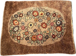 Load image into Gallery viewer, Scandinavian Style Brown Hook Rug, Mid Century High Pile Shag Rug
