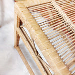Load image into Gallery viewer, Vintage Bamboo Nest of Tables another side view
