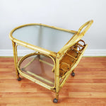 Load image into Gallery viewer, Vintage Bamboo Drinks Trolley by Angrave&#39;s Invincible another angle
