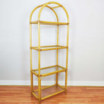 Load image into Gallery viewer, Vintage Boho Shelving Unit, facing right
