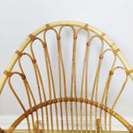 Load image into Gallery viewer, Bamboo Rocking Chair upclose back rest picture
