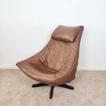 Load image into Gallery viewer, Mid Century Lounge Chair facing left
