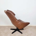 Load image into Gallery viewer, Mid Century Lounge Chair side view
