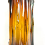 Load image into Gallery viewer, Japanese Mid Century Handmade Brown Glass Vase
