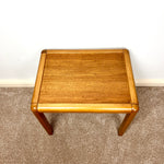 Load image into Gallery viewer, Danish Teak Nest of Tables, Mid-Century Modern Retro Stacking Coffee Tables

