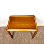 Load image into Gallery viewer, Danish Teak Nest of Tables, Mid-Century Modern Retro Stacking Coffee Tables
