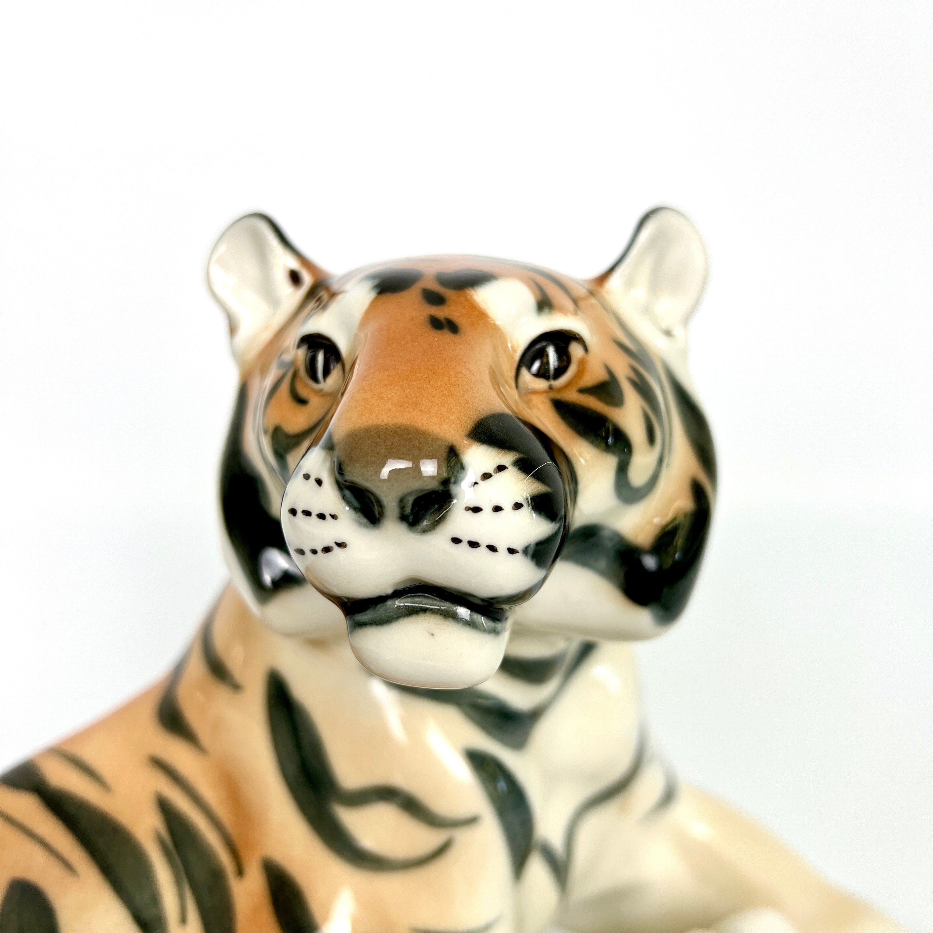 Vintage Ceramic Tiger Figurines