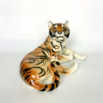 Load image into Gallery viewer, Vintage Ceramic Tiger Figurines
