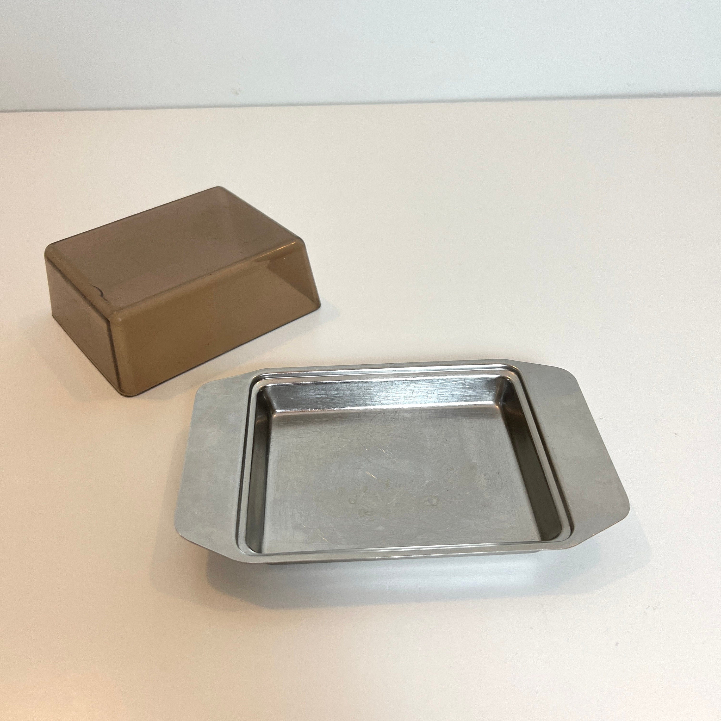 Mid Century Butter Dish with Lid