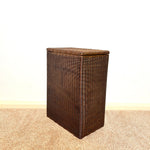 Load image into Gallery viewer, Original Lloyd Loom Lusty Vintage Gold  Bronze Laundry Linen Basket , Bedside table
